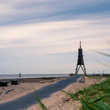 Duhnentraum direkt am Strand Meerblick Smart TV Parkplatz Wlan Netflix uvm Cuxhaven Exterior foto
